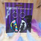 Porte clés Mercredi & Enid