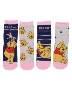 Pack de 4 paires de chaussettes Winnie 23/26