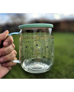 Mug en Verre avec Couvercle  Winnie