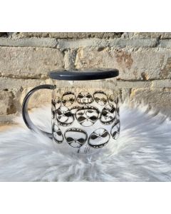 Mug en Verre avec Couvercle Jack