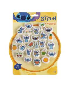 Pack de 25 Gommes Stitch