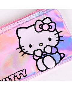 Pochette /Plumier iridescent Hello Kitty