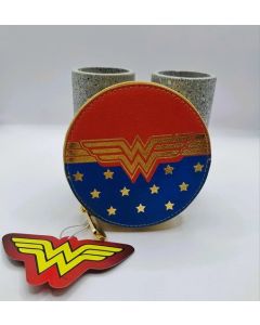 Porte monnaie rond Wonder Woman