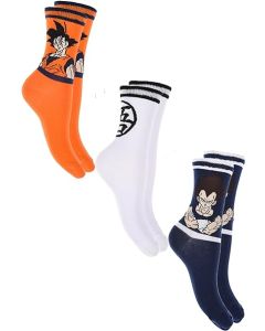 Pack de 3 paires de chaussettes Goku/Vegeta