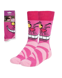 Chaussettes Alice - Chat Cheshire