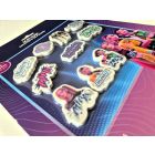 pack de 10 gommes Kpop Demon Hunters
