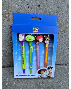 Pack de 4 stylos à gel effaçable Toy Story