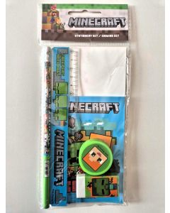 Set papeterie 5 éléments Minecraft
